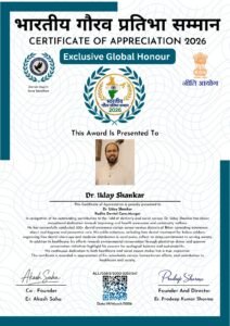 मुंगेर के दंत चिकित्सक डॉ. उदय शंकर “राष्ट्रीय गौरव प्रतिभा सम्मान” 2026 से हुए सम्मानित