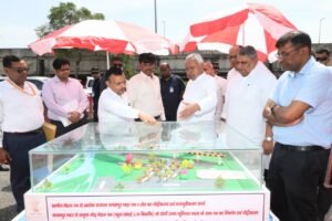 पटना में विकास कार्यों की जमीनी हकीकत देखने पहुंचे मुख्यमंत्री नीतीश कुमार