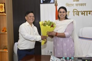 खेल मंत्री श्रेयसी सिंह ने विभागीय प्राथमिकताओं और प्रमुख परियोजनाओं की समीक्षा की
